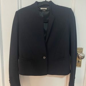 Black Helmut Lang Asymmetrical Blazer